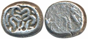 Archaic Punch Marked Coinage, attributed to Matsya Janapada, Agra region, Silver Karshapan