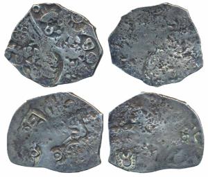 Punch-marked Coinage, attributed to Magadha Janapada, Silver Karshapana (2), 3.12g & 3.26g