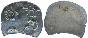 Archaic Punch Marked Coinage, attributed to Vanga Janapada (c. 550-500 BC), Meghana-Brahma