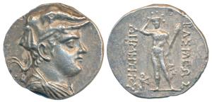 Indo-Greeks, Demetrius I / Demetrios I Aniketos (200-180 BC), Silver Tetradrachm, 15.95g, 
