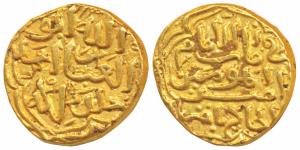 Muhammad Shah III bin Tughluq, Gold Tanka, 11g. Al-Hakim type, obv. Fi-Zaman al-Imam Amir 