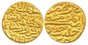 Mubarak Shah (AH 824-837; 1421-1434 AD), Gold Tanka, 11.22g, posthumous issue in the name 