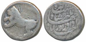 Jahangir (AH 1014-1037; 1605-1627 AD), Silver Zodiac Rupee, 10.52g, Ahmedabad Mint, Leo si