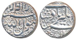 Jahangir, Silver Rupee, 11.4g, Jalnapur Mint, Kalima in floral background (KM 168.4). Extr