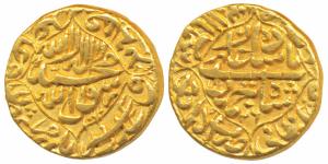 Shah Jahan (AH 1037-1068; 1628-1658 AD), Gold Mohur, 10.89g, Akbarabad Mint, AH 1062/26, o