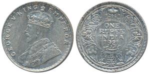 George V, Silver Rupee, 1921, Bombay Mint (Prid 227). About Uncirculated.