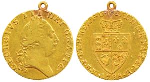 Great Britain, George III, Gold Guinea, 8.39g, 1788, Royal Mint, popularly known as Spade 