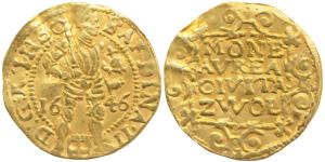 Netherlands, Ferdinand III (1637-1657), Gold Ducat, 3.50g, obv. emperor standing right wea