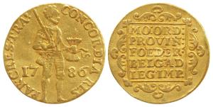 Netherlands, Batavian Republic (1796-1805), Gold Ducat, 3.4g, Utrecht Mint, obv. knight st