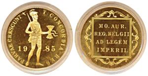 Netherlands, Gold Ducat, 3.49g, obv. knight standing right holding sword and bundle of arr