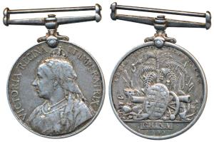 China War Medal, Victoria, Silver, obv. Jubilee bust of Queen Victoria, rev. trophy of arm