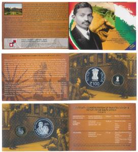 2015 Proof Set, Centenary Commemoration of Mahatma Gandhi’s Return from South Africa, set 