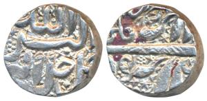 Akbar, Silver Rupee, 11.45g, Berar Mint, Ilahi type, Month Mihr, ‘Ram’ written in Persian 