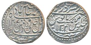 Dar us-Sarur Saharanpur Mint, Silver Rupee, in the name of Shah Alam II, AH 1207/34 (M&W T