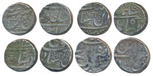 Hyderabad Feudatories, Narayanpett, Silver Rupee (4), Dilshadabad Mint, in the name of Sha