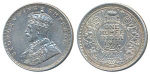 George V, Silver Rupee, 1911, Calcutta Mint (Prid 207). Extremely Fine.