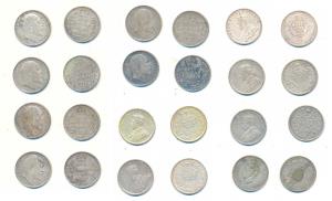 Assorted lot, Edward, Silver Rupee (6), 1903, 1904, 1906, 1907, 1908; George V, Silver Rup