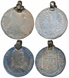 Guatemala, Ferdinand VII, Silver 8 Reales, 1818; Austria, Maria Theresa, Silver Thaler, 17