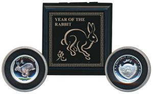 Palau, Silver 5 Dollar, 31.1g, 2023, Chinese Lunar Year Series, Year of the Rabbit, obv. c