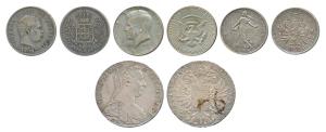 Assorted lot, Portugal, Carlos I, Silver 500 Reis, 12.34g, 1899, (KM 535); France, Silver 