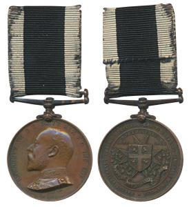South Africa Service Medal of the Order of St John, (St John Ambulance Brigade Medal, Angl