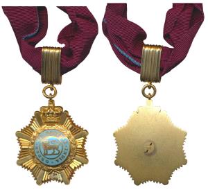 Order of British India (OBI), Neck Badge, 1st Class, Gold and Enamel Medal, 36.8g, a gold 