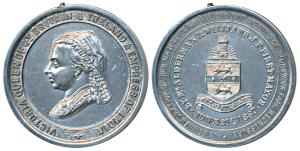 Victoria’s Golden Jubilee, Silver, obv. crowned, veiled and draped bust of Victoria to lef