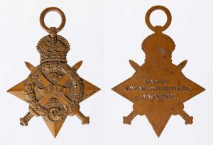 First World War, 1914 Star Medal, Bronze, awarded to No. 2330 Sowar Choor Singh 29 Lancers