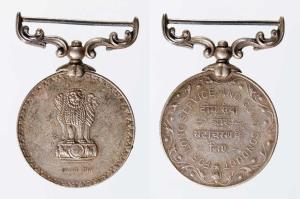 Republic of India, Silver Medal, For Long Service and Good Conduct, awarded to Naik Ajit S