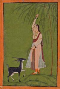 In his 16th century Sanskrit text of Ragamala, the Rewa poet Kshmekarna imaginatively pers