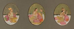 Reminiscent in shape and format to the beloved series of medallion portraits miniature pai