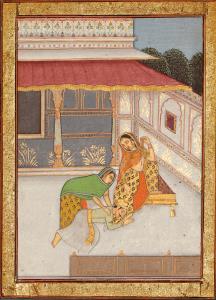 Miniatures of musical inspiration, more specifically ragamala series depicting the evocati