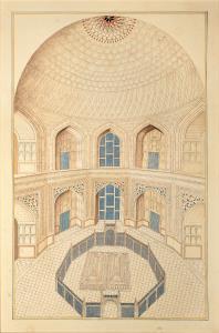 The octagonal inner domed hall of Taj Mahal represents “the climax of the mausoleum”. In t