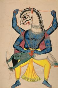 Principally, the Kalighat painters specialized in the depiction of Hindu deities for worsh