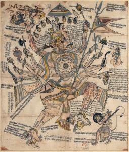 Numerous forms of Bhairava are propitiated in the occult worship rituals associated with T