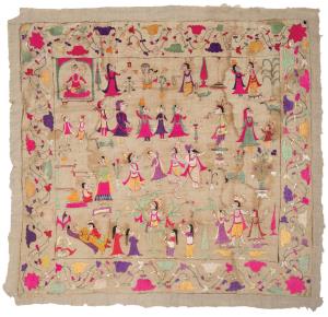 Published: Dr. Subhashini Aryan, Folk Embroidery of Western Himalaya, no.103, p.111<br/>Ru