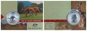 Australia, Queen Elizabeth II, Silver 1 Dollar, 31.1g, 1oz, 2022, Kookaburra Bird. Proof, 