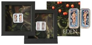 Cameroon, Silver 500 Francs (2), each 10g, 2018, Eden, each with Tree of Life in the cente