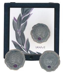 Cameroon, Silver 500 Francs, 16.55g, 2019, Janus, obv. Standing man in quadriga pulled by 