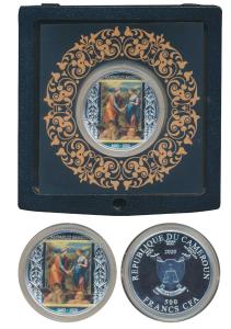 Cameroon, Silver 500 Francs, 17.5g, 2020, The Visitation, 500th Anniversary of Death of Ra