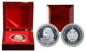 Malta, Silver 500 Liras, 31.13g, 2004, Mother Teresa, Champions for Peace Series. Proof, w