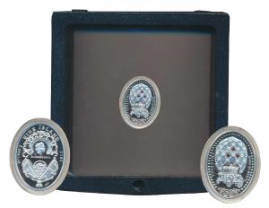 Niue, Elizabeth II, Silver 1 Dollar, 16.81g, 2012, Coronation Egg, Imperial Faberge Eggs S