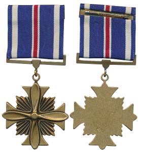 The Distinguished Flying Cross, Bronze, World War II issue, Awarded for Gallantry to the U
