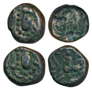 Paramaras of Malwa (c. 1200 AD), Gadhiyya Derivative coinage (2), Silver Dramma, obv. the 