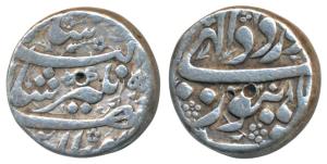 Jahangir, Silver Rupee, 11.35g, Burhanpur Mint, Month Khurdard (KM 145.5). Very Fine+.