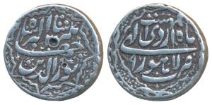 Jahangir, Silver Rupee, 11.29g, Lahore Mint, Month Ardibihisht, RY 9, ornamental border (K