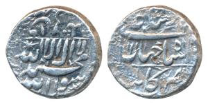 Shah Jahan, Silver Rupee, 11.2g, Kabul Mint, RY 11, legend within square area, complete mi