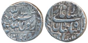 Shah Jahan, Silver Rupee, 11.33g, Patna Mint, AH 1051/15, legend within square area (KM 23