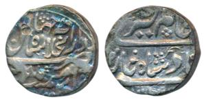 Alamgir II, Silver Rupee, 11.25g, Shahjahanabad Mint, Badshah Ghazi legend. (KM 460.17) Ve