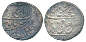 Shah Alam II (AH 1173-1174, 1759-1760 AD), Silver Rupee, 11.13g, Dar-ul-Khilafat Shahjahan